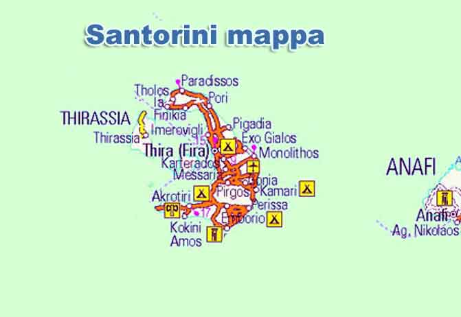 santorini-mappa